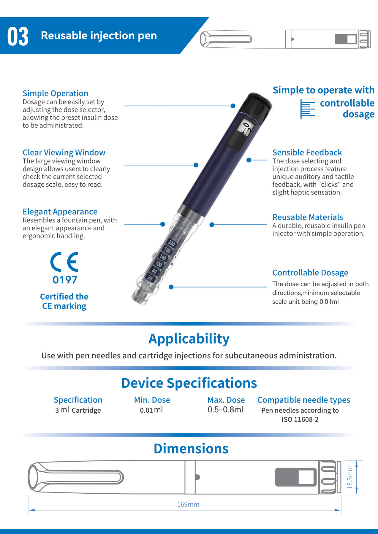 Długopisy insulinowe - Prosty i intuicyjny mechanizm działania